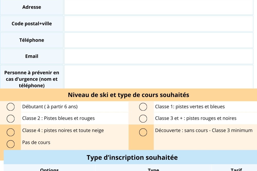Adhésion à Skicool